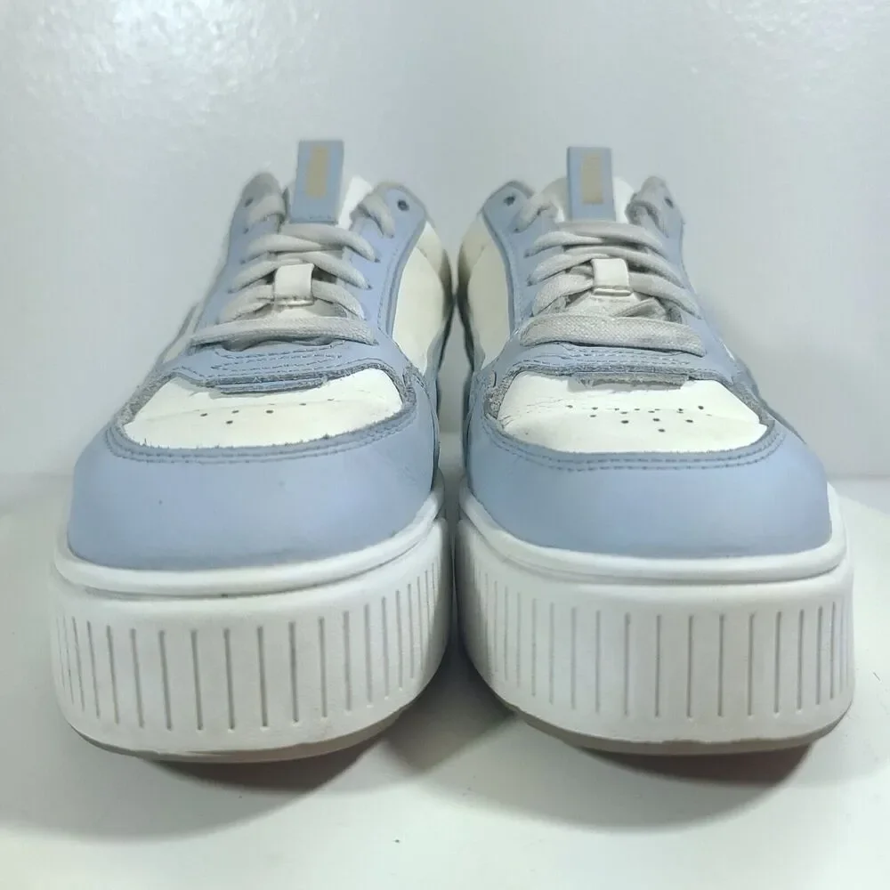Puma Karmen Rebelle Platform Court Sneaker Blue Sz 9.5 Pristine-Lucite-Granola
